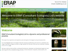 Tablet Screenshot of erap.co.uk